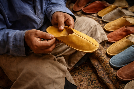 Ethically Handmade Moroccan Babouches | Authentic Leather Slippers
