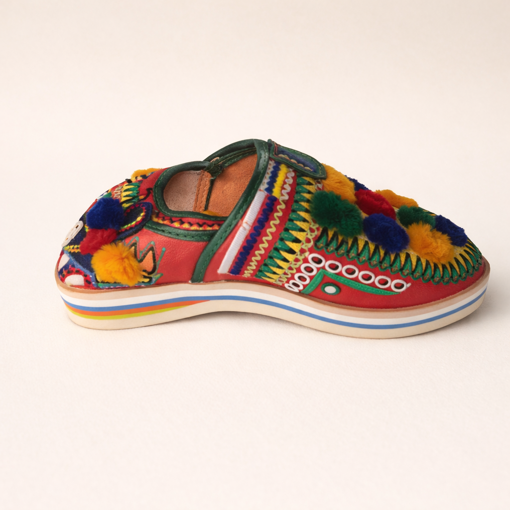 Moroccan Leather Slippers for Women – Handmade Comfortable Babouche House Shoes