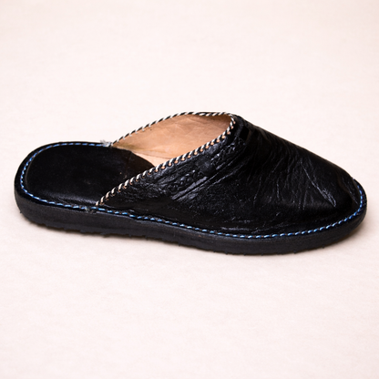 Moroccan Leather Babouche for Men – Handmade Berber Traditional Slippers
