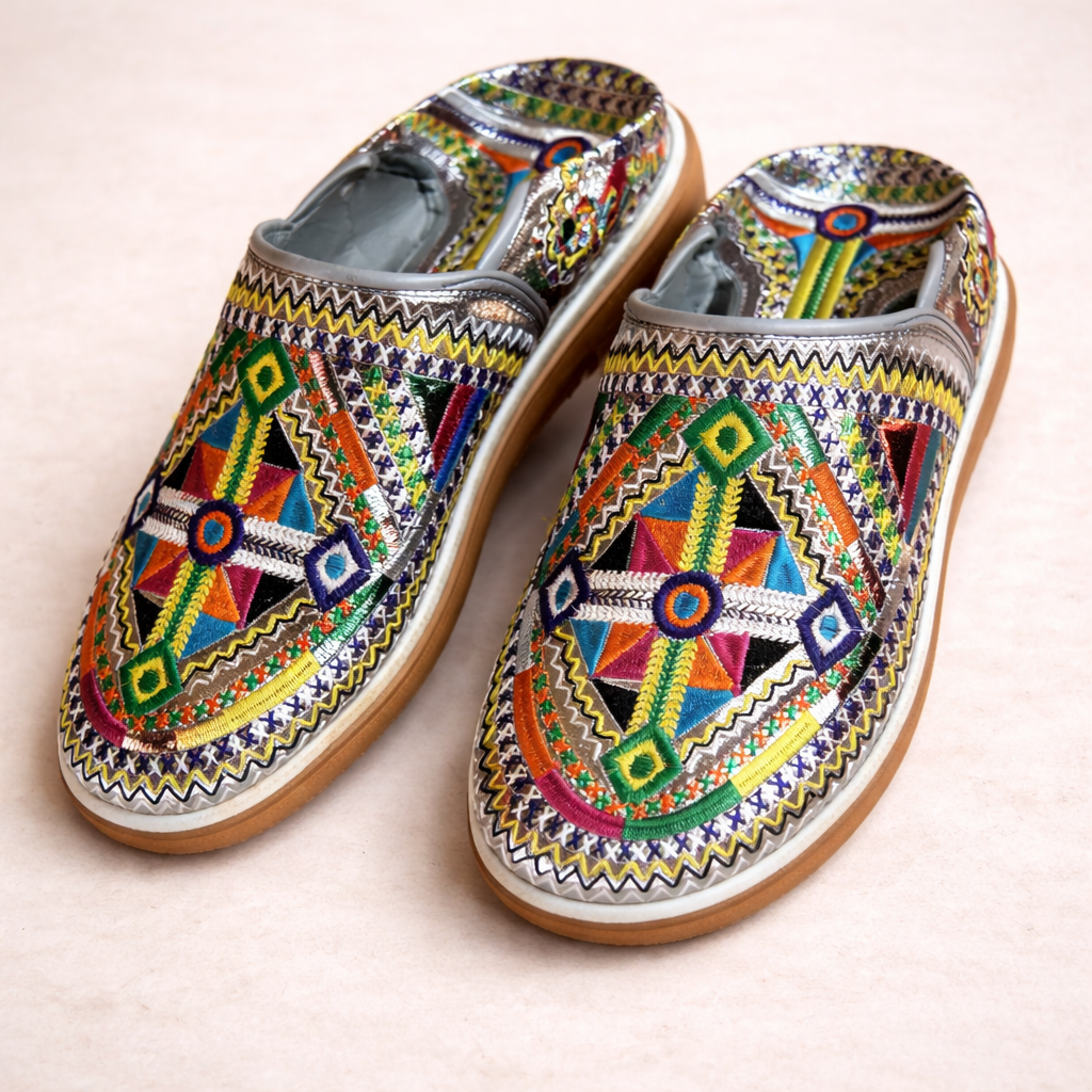 Women's Handmade Moroccan Leather Slippers – Comfortable Berber Babouche House Shoes