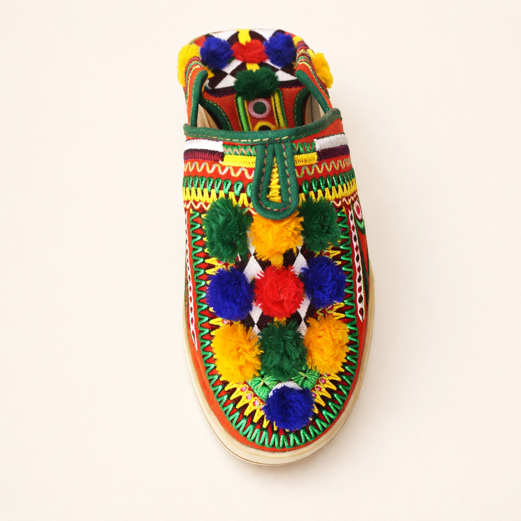 Moroccan Leather Slippers for Women – Handmade Comfortable Babouche House Shoes