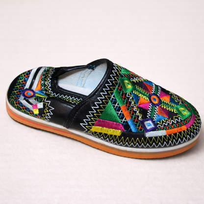 Women's Moroccan Leather Babouche Slippers – Handmade Berber Comfortable House Shoes