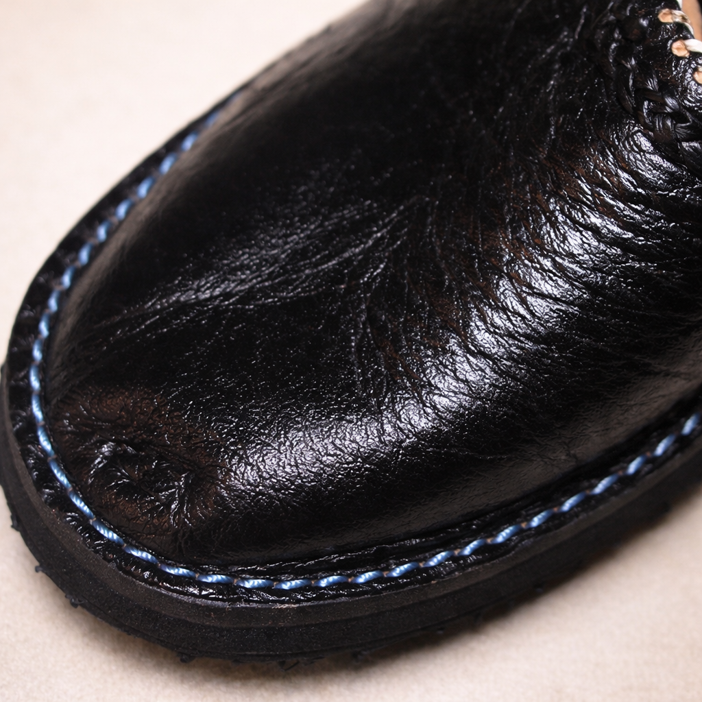 Moroccan Leather Babouche for Men – Handmade Berber Traditional Slippers
