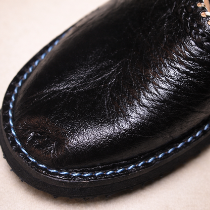 Moroccan Leather Babouche for Men – Handmade Berber Traditional Slippers