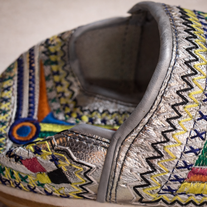 Women's Handmade Moroccan Leather Slippers – Comfortable Berber Babouche House Shoes