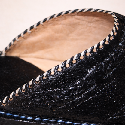 Moroccan Leather Babouche for Men – Handmade Berber Traditional Slippers