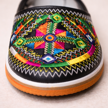 Women's Moroccan Leather Babouche Slippers – Handmade Berber Comfortable House Shoes